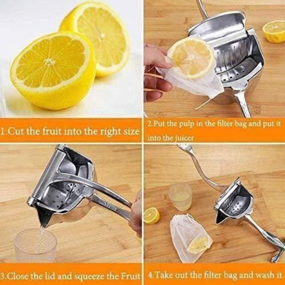 Fruit Press Aluminum Squeezer/Juicer