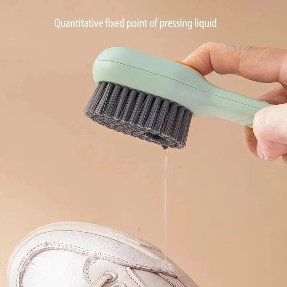 Multifunctional Scrubbing Brush With Soap Dispenser (Pack of 2)