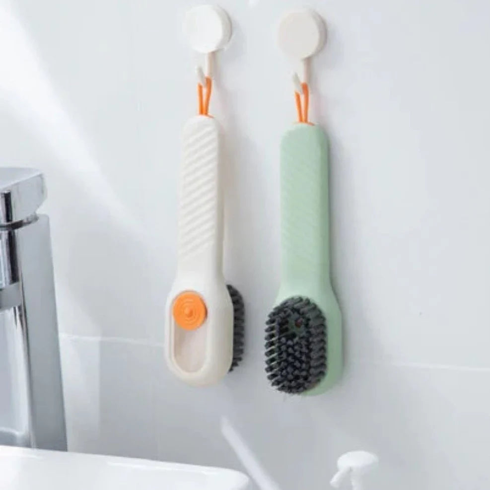 Multifunctional Scrubbing Brush With Soap Dispenser (Pack of 2)