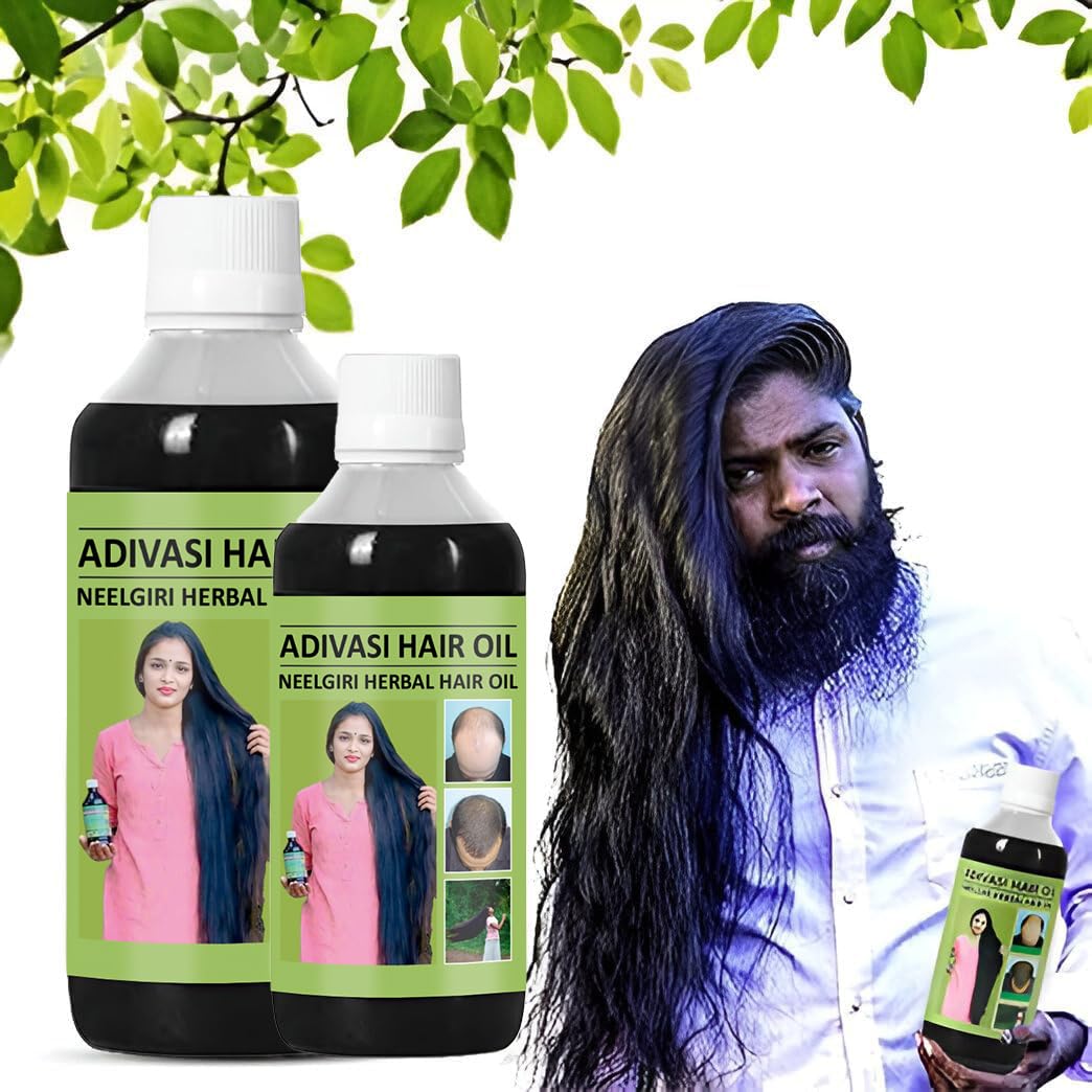 Adivasi Neelgiri Herbal Hair Oil (Pack of 2)