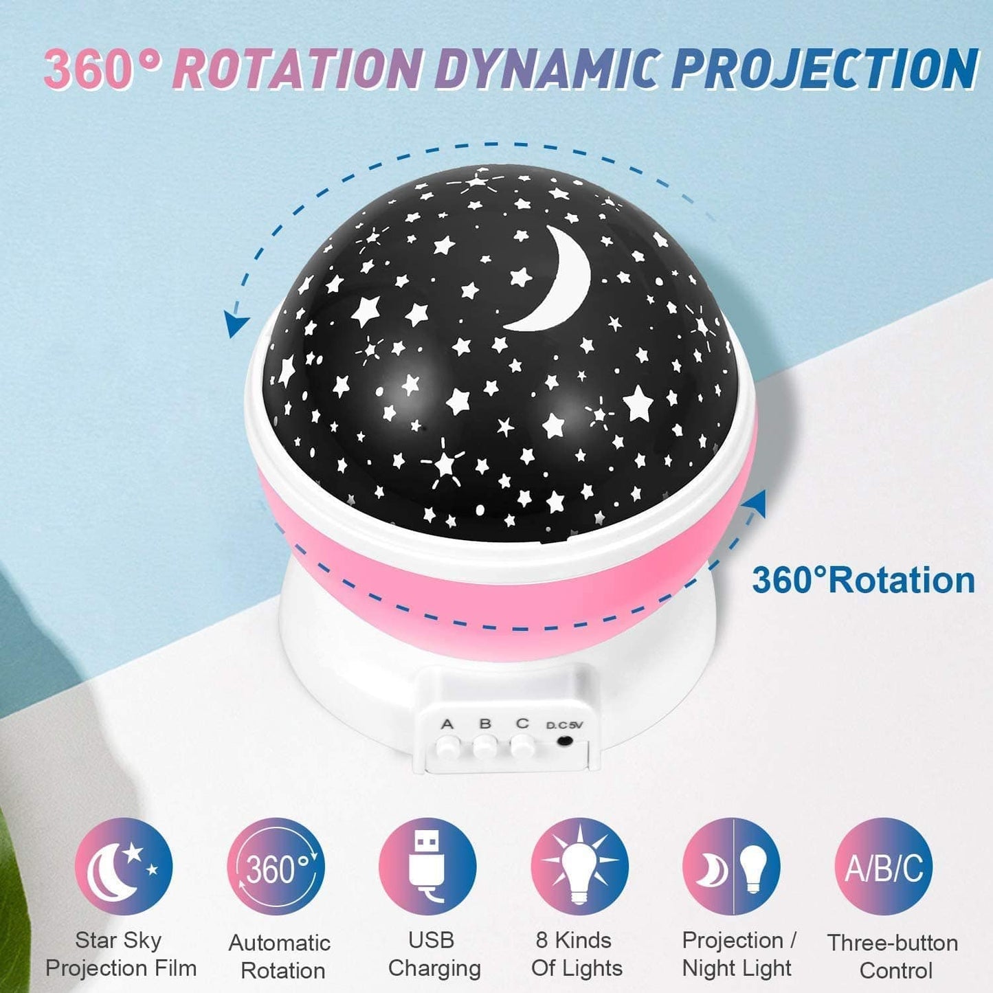 Galaxzo™ Night Light Projector