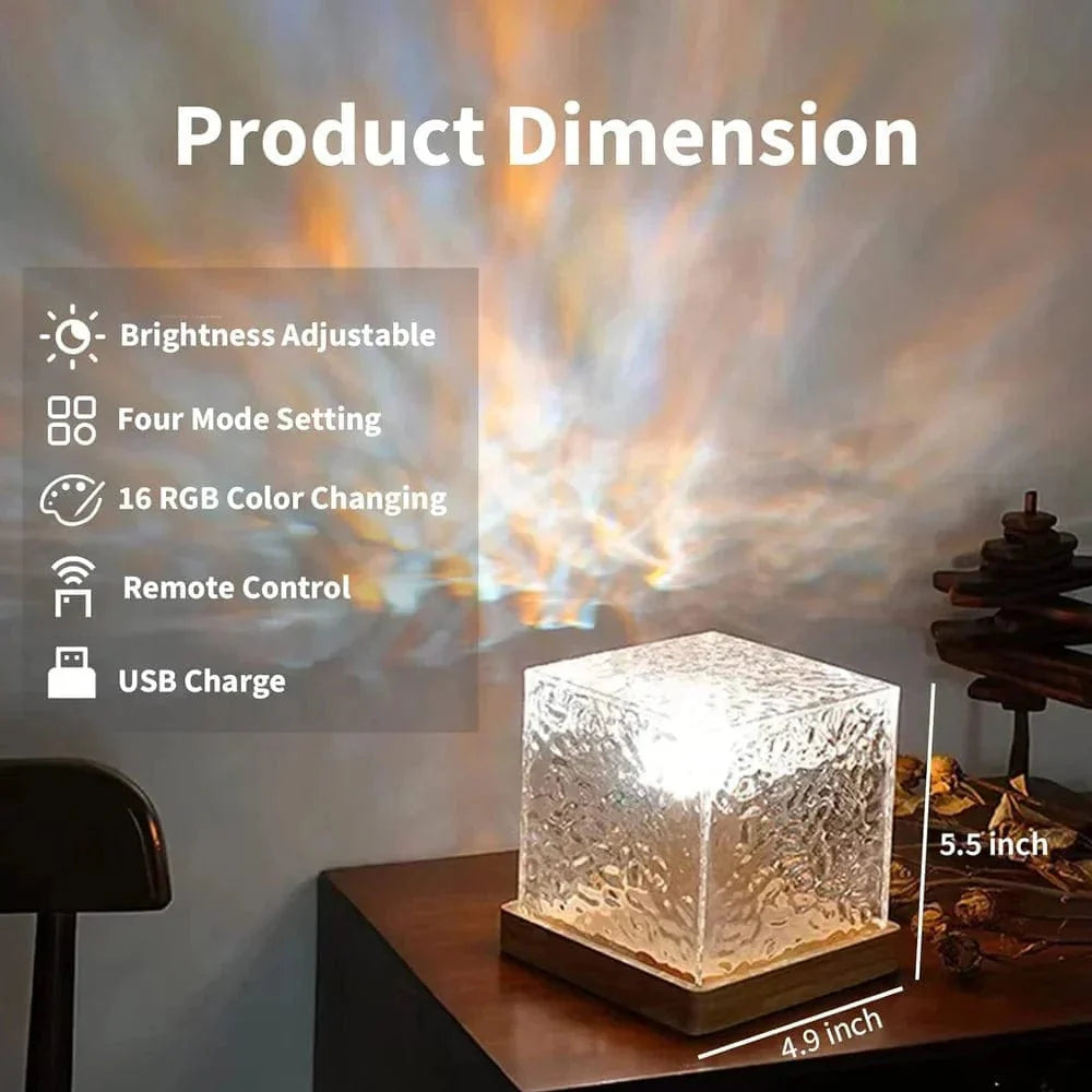 Dynamic Water Reflection Night Lamp