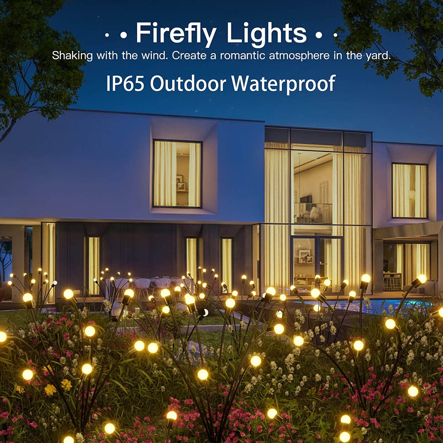 Enchanting Firefly Lights : Unique Solar Powered Garden Lights (Multi Sets)