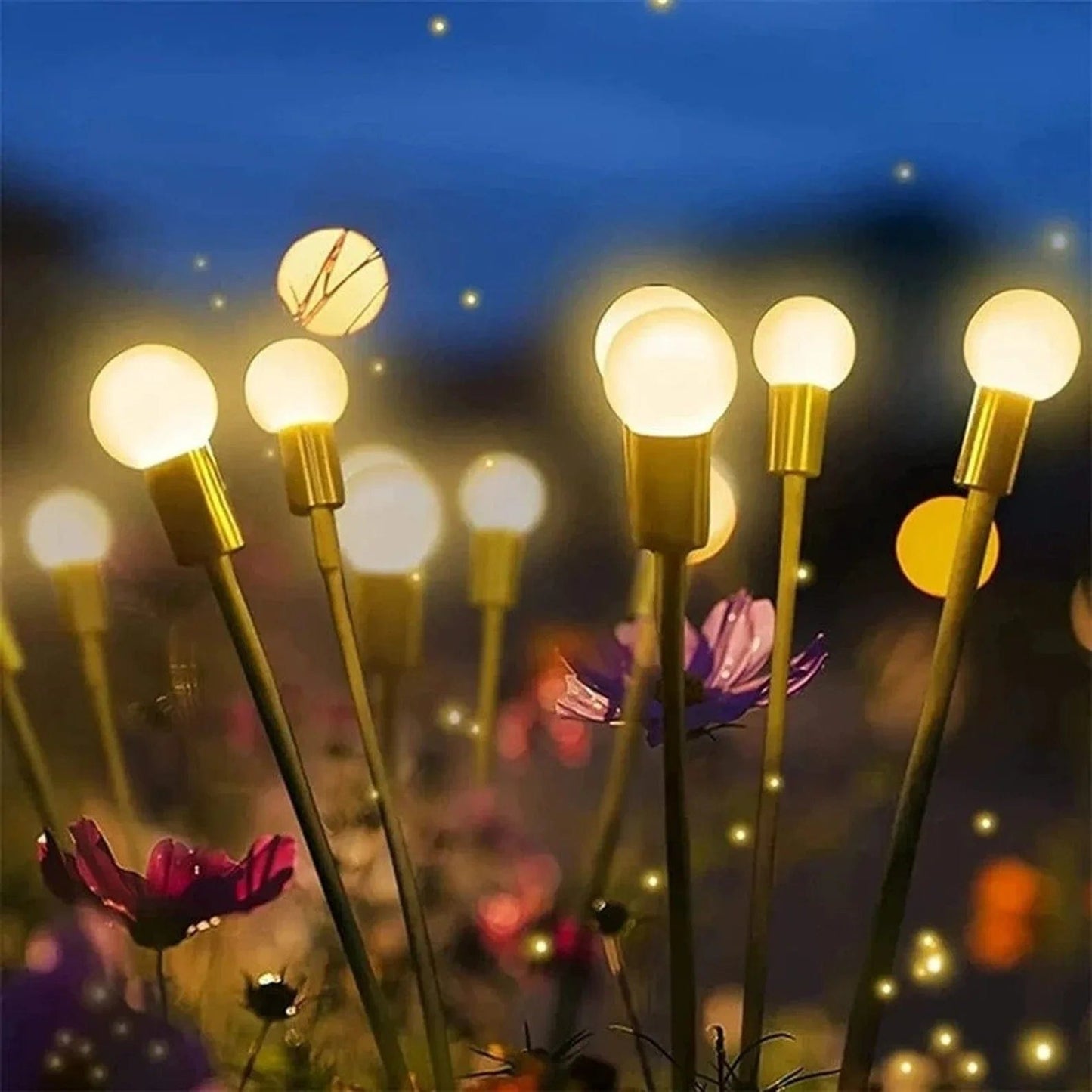 Enchanting Firefly Lights : Unique Solar Powered Garden Lights (Multi Sets)