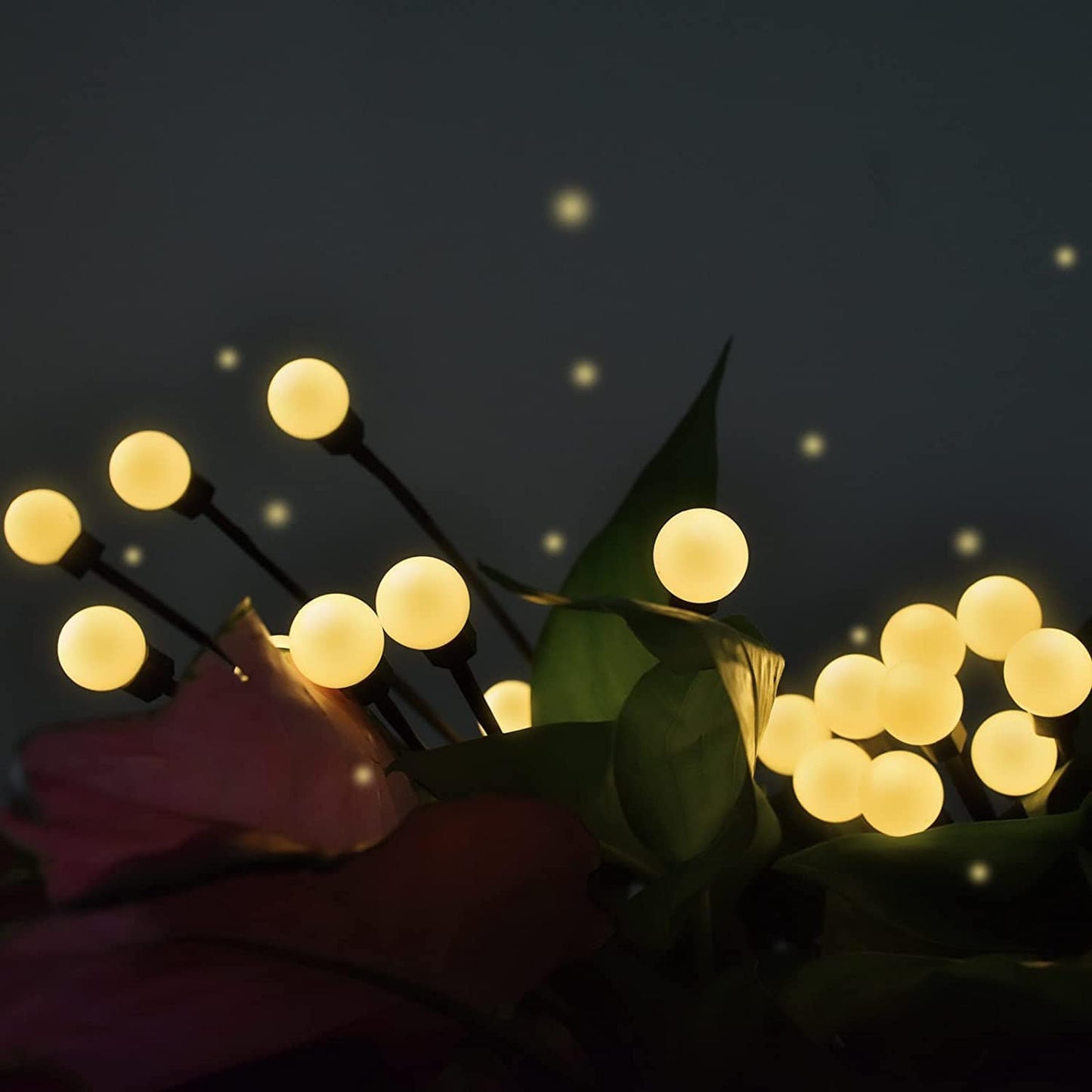 Enchanting Firefly Lights : Unique Solar Powered Garden Lights (Multi Sets)