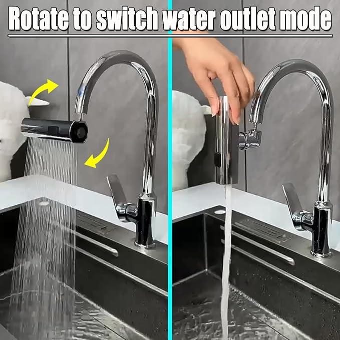 FlowJetexy™️ 3 in 1 Waterfall Kitchen Faucet