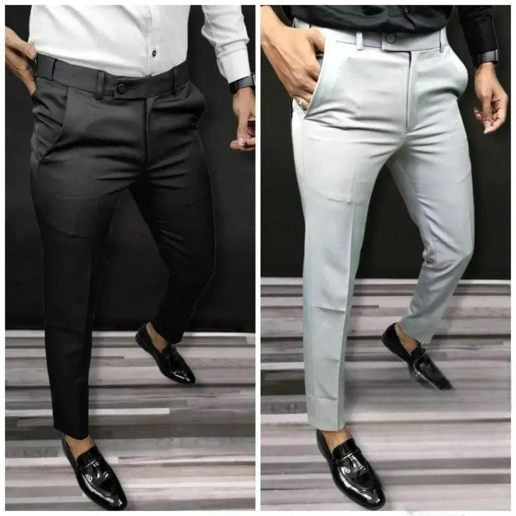 SleekFlex™️ Formal Trouser Pants (Pack of 2)