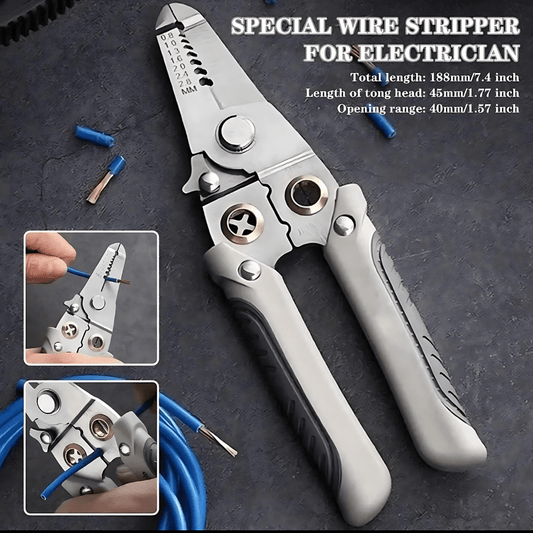 GripLoxio™️ Multi-functional Wire Stripper & Cutter