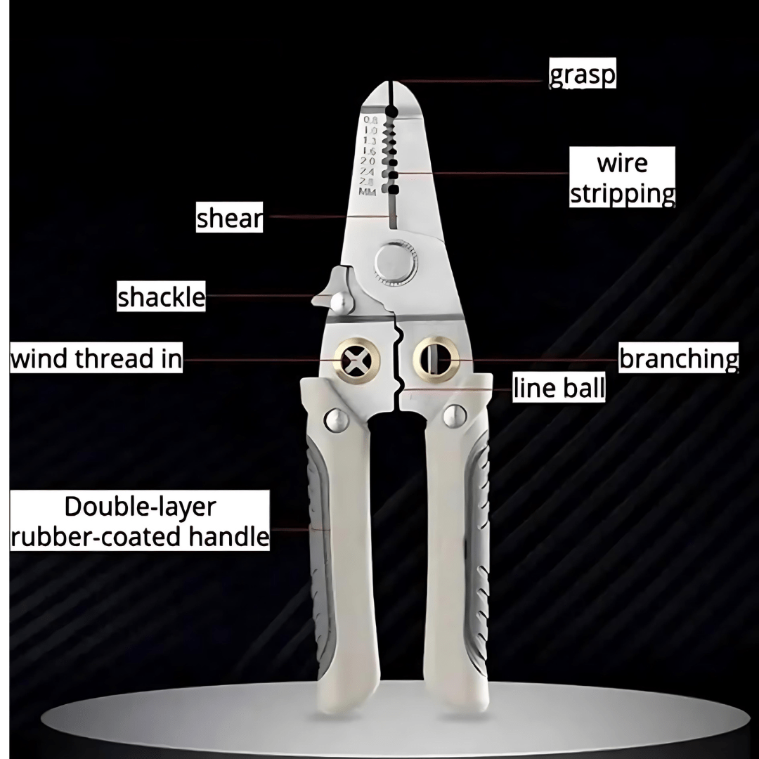 GripLoxio™️ Multi-functional Wire Stripper & Cutter