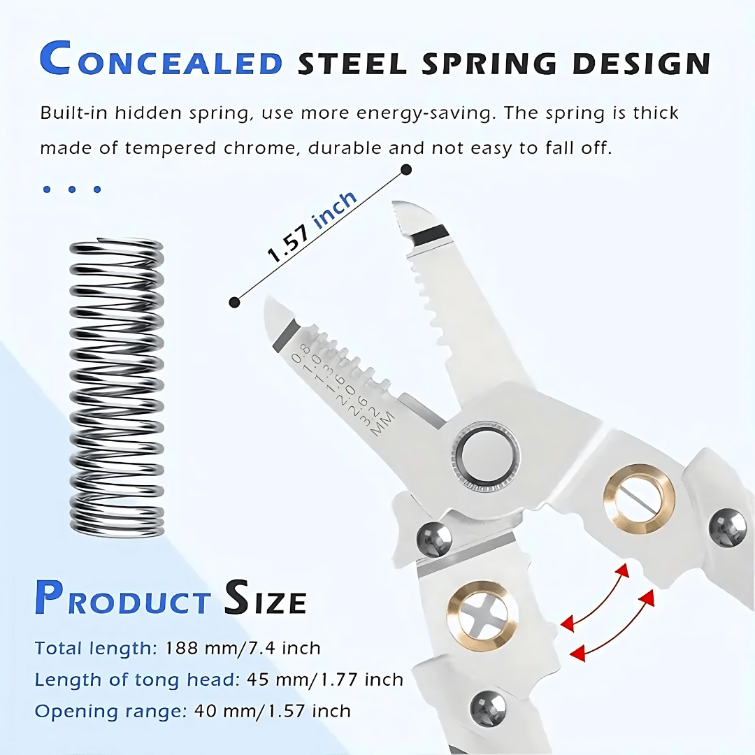 GripLoxio™️ Multi-functional Wire Stripper & Cutter