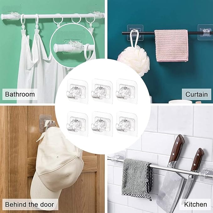 Hookwiser™️ Self Adhesive Hook (Pack of 4)