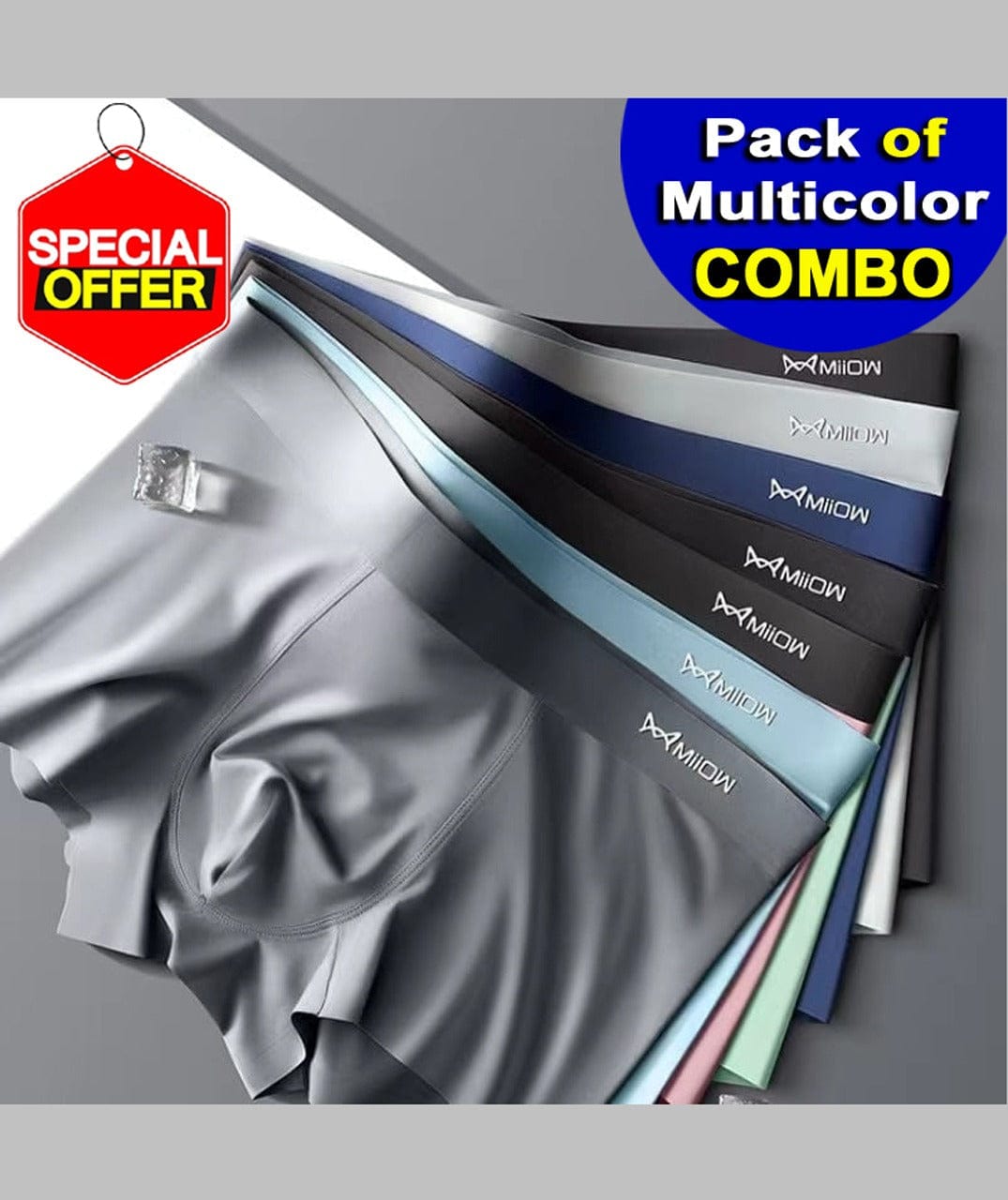 Coolmerixo™️Icy Silk Underwear for Men (Pack of 3)