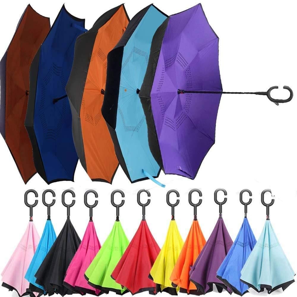 Inverted Reversible Umbrella (Multicolor)