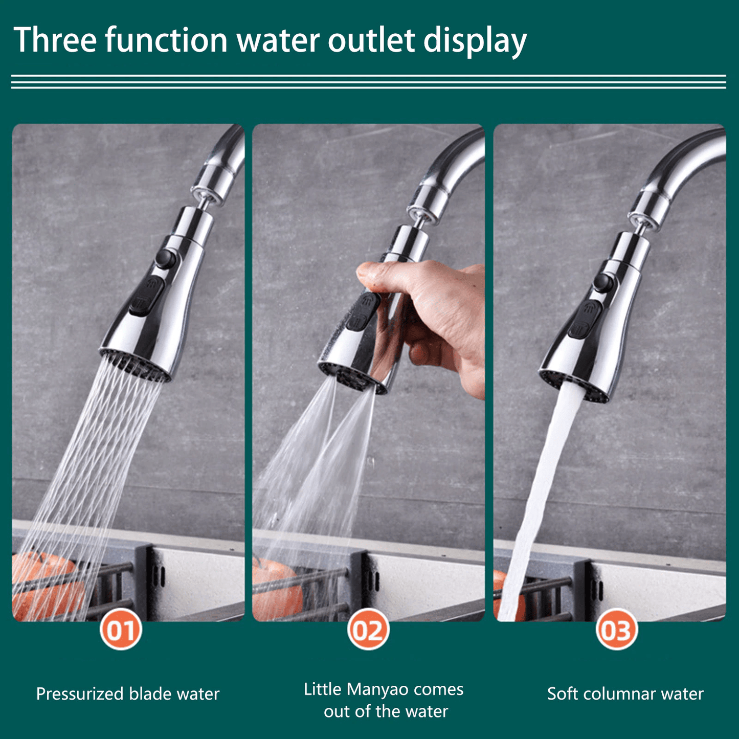 Faucezy™️ 3 Modes Water Sprayer