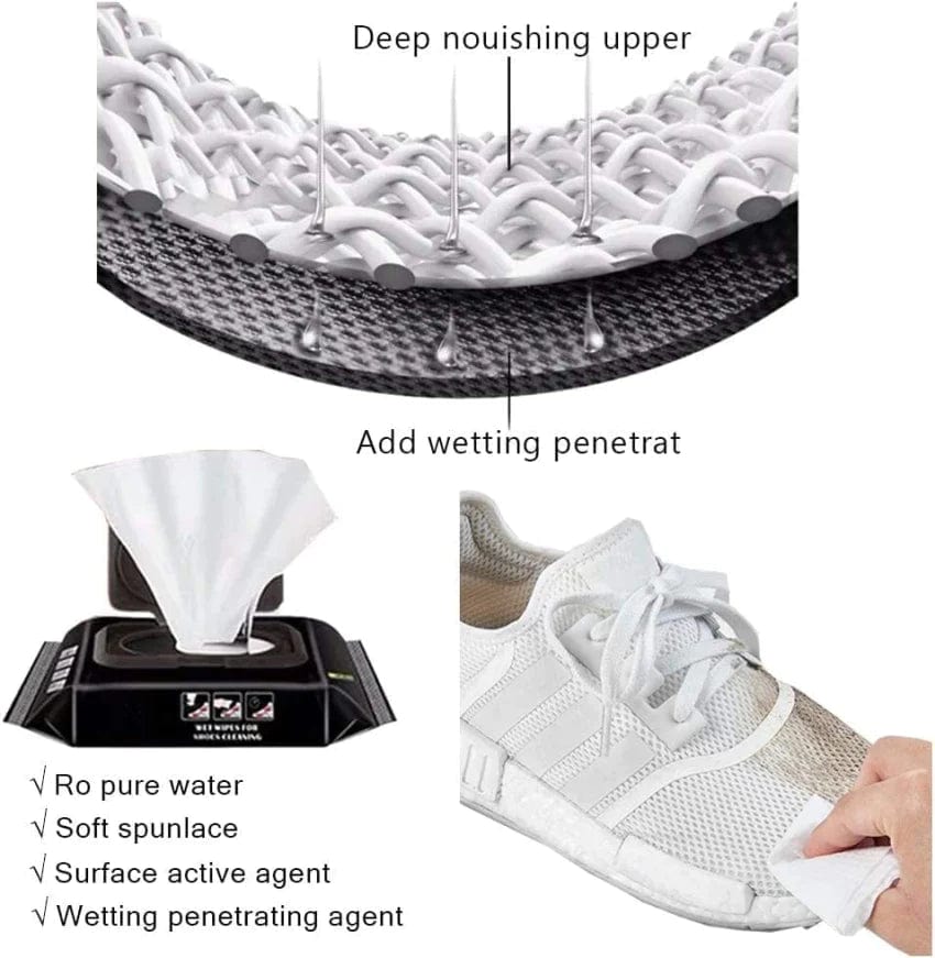 Instant Shoe Cleaning Wipes