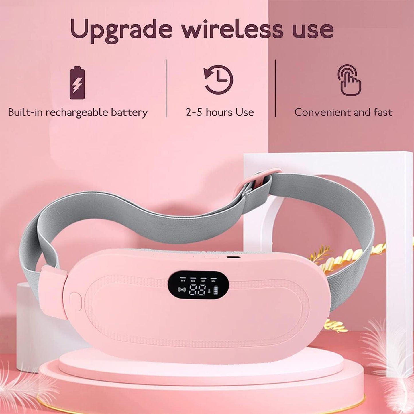 Portable Menstrual Belt and Massager