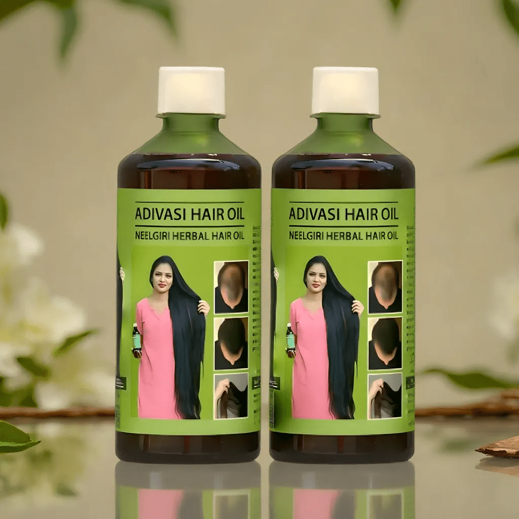 Natural Adivasi Herbal Hair Oil (Buy 1 Get 1 Free)