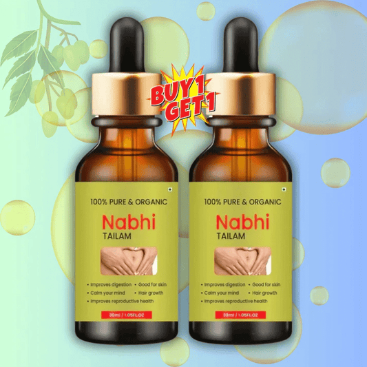 NabhiGlo™️ Ayurvedic Belly Oil (Buy 1, Get 1 Free)