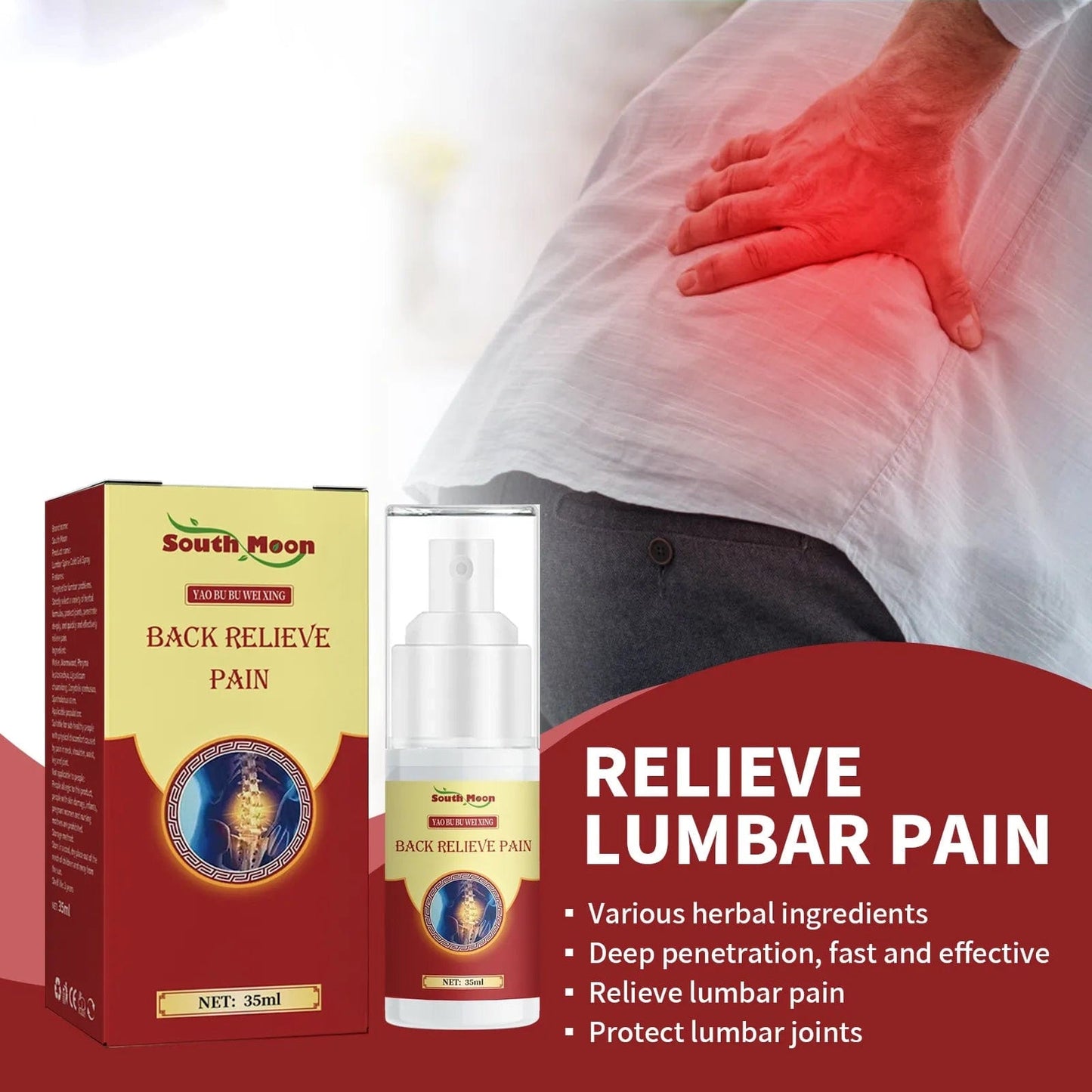 Releafy™️ Lumbar Pain Relief Spray (Pack of 2)