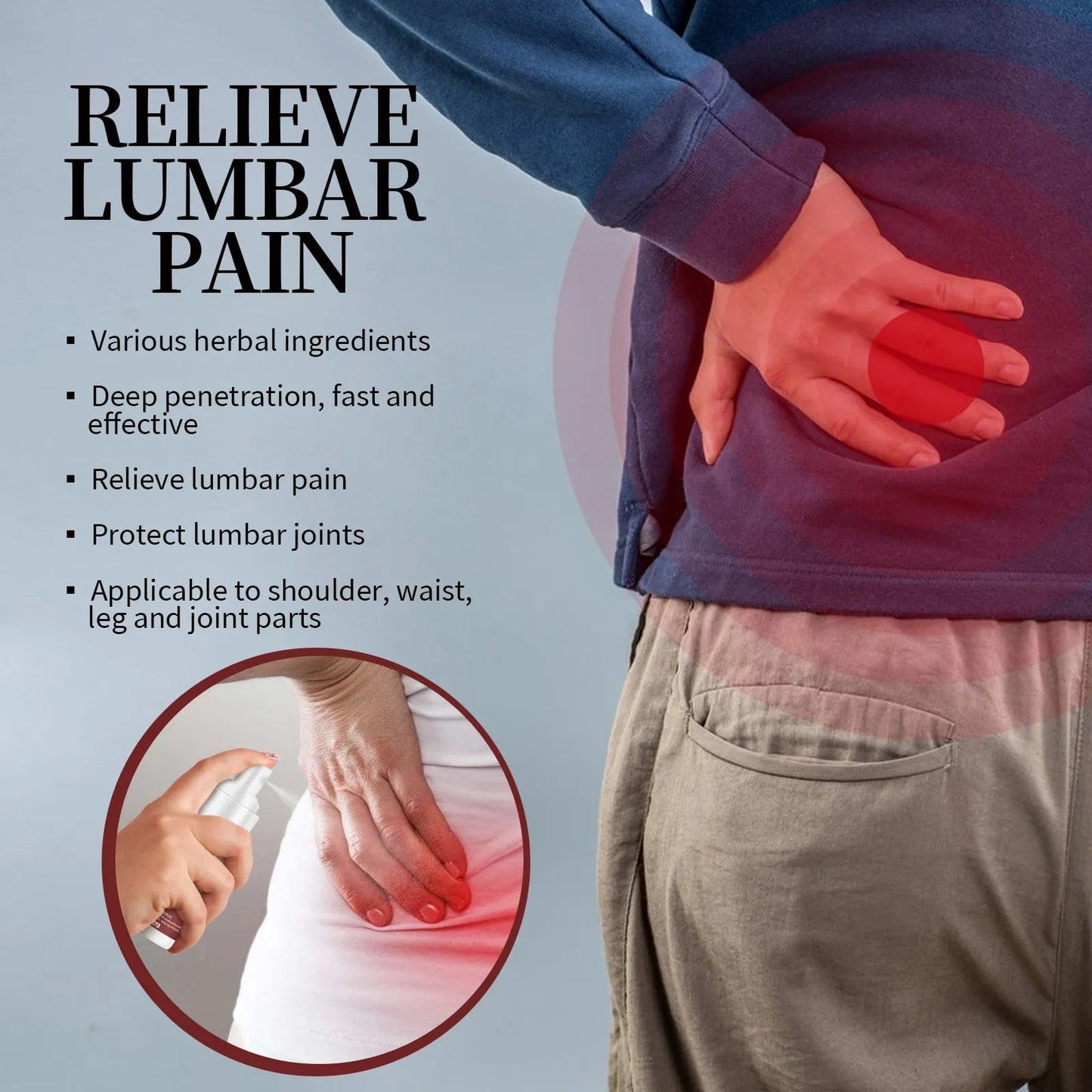 Releafy™️ Lumbar Pain Relief Spray (Pack of 2)