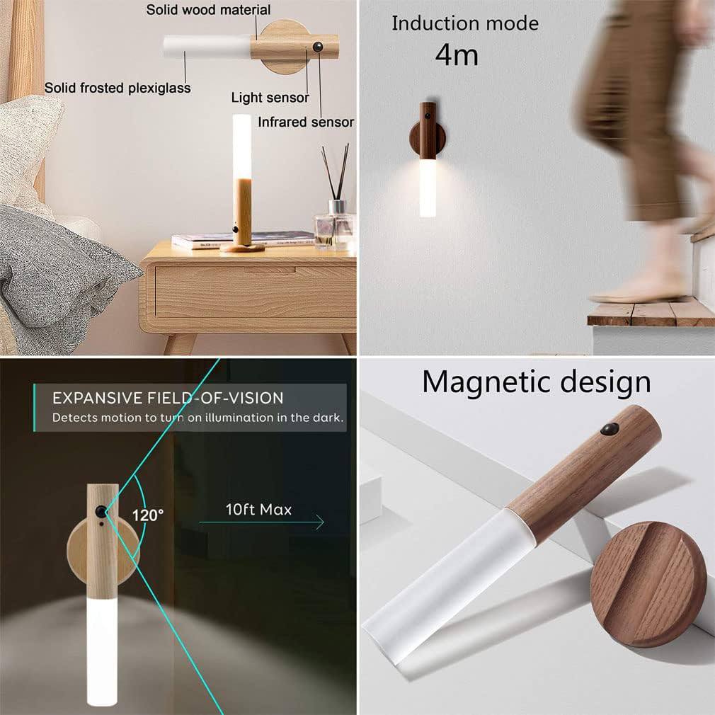 FabLit Magnetic Wood Stick Light