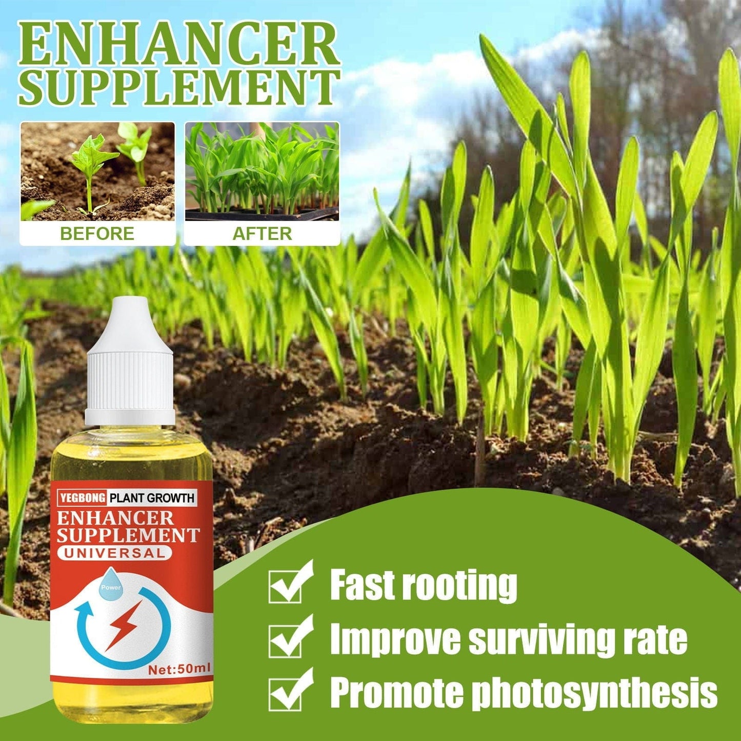 BloomUp™️ Plant Growth Enhancer (Pack of 3)