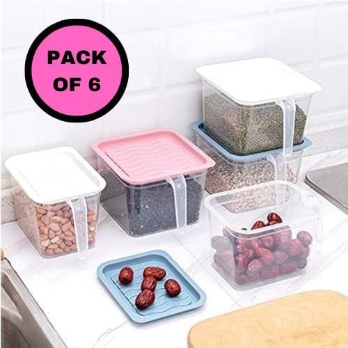 Unbreakable kitchen Storage Basket  (Pack of 6)