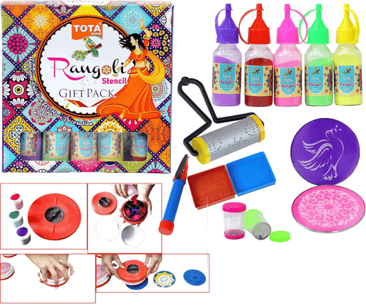 Rangvibe™️ Instant Rangoli Kit