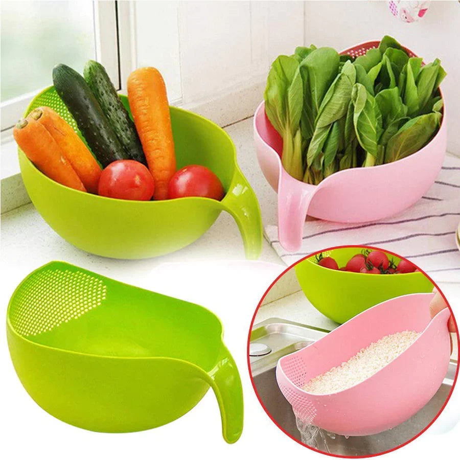 Fruits & Veggies Washing Bowl For Kitchen - Pack of 3