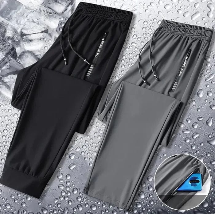 SwiFit™️ Elastic Men's Track Pants (Pack of 2)